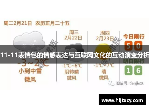 11-11表情包的情感表达与互联网文化的互动演变分析